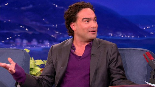 Johnny Galecki is an awards show pro. #CONAN | Team Coco