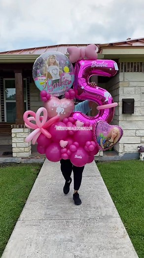 Barbie Balloon Bouquet Decor Ideas