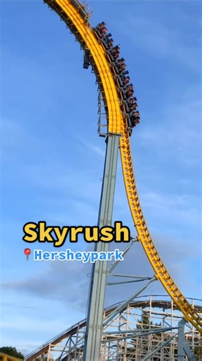 Intense Roller Coaster Skyrush at Hersheypark