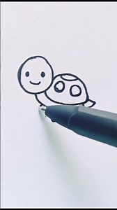Drawing Tortoise 🐢 easy drawing step by step.