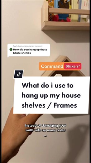 Hanging Shelves Safely with Command Stickers