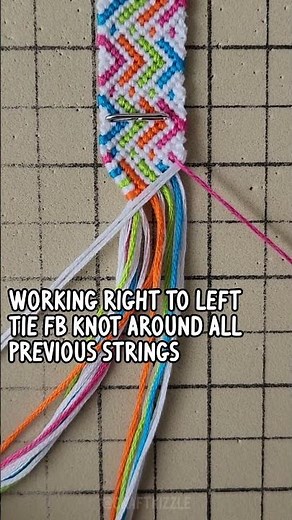 Triangle End Friendship Bracelet Tutorial for Normal Bracelet Patterns