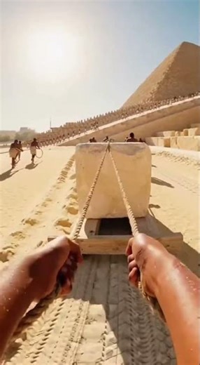 POV — Ancient Egypt: One Stone, Hundreds of Workers, Impossible Odds #pyramids #egypt #ancient