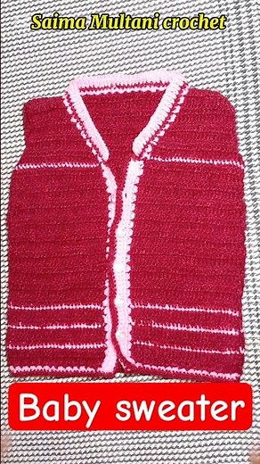 How Crochet a Baby Boy Sweater in Minutes Adorable Crochet Baby Sweater for Boys | Handmade