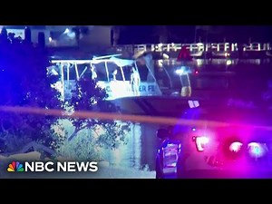 Video shows moment of impact after boat crashes into Florida ferry