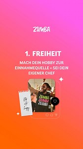 Zumba® Trainer*innen inspirieren andere, machen ihren eigenen Zeitplan und verdienen Geld mit dem, was sie lieben 😍 Bereit, das auch zu tun? | Zumba Fitness