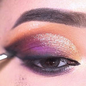 9.4K views · 379 reactions | Bridal Purple Glitter Eyeshadow Looks | Learning with Shilpa | Facebook