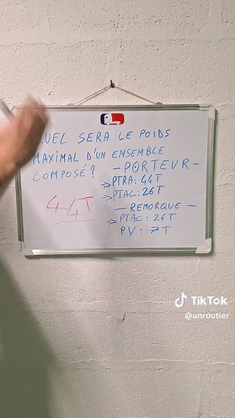 Poids maximal d'un camion avec remorque : calcul routier