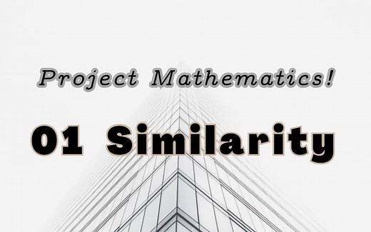 数学科普《Project Mathematics!》系列 01：平面几何中的相似性