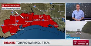 A dangerous tornado threat is developing in the South as severe storms intensify, with the potential for 75mph winds and large hail. Mike Bettes has the latest: | The Weather Channel