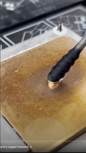 ليش ما نستخدم سائل معدني بدل معجون حراري؟ #سنكرة