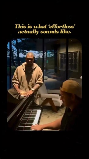 Music Creators | Studio Culture | Inspiration on Instagram: "Usher is just standing next to a piano, letting Blackstreet’s “Don’t Leave Me” pass through him like music always has. That’s what years of repetition does. The song doesn’t need to be rehearsed if it already lives in the body. Every run is controlled, every note placed without thinking about it. Not because it’s easy, but because it’s familiar. This isn’t a reminder of how good Usher is, it’s a reminder of how long he’s been this good