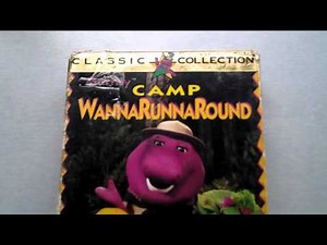 BARNEY VIDEO - BARNEY'S CAMP WANNARUNAROUND - LYRICK EDITION VHS