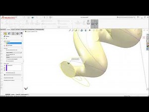 Barrido con curva guía
