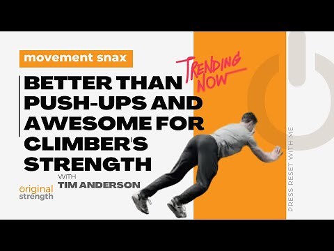 Better Than Push-ups and Awesome for Climber's Strength