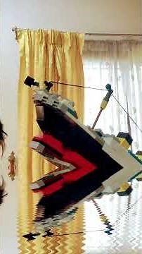 Lego Titanic sinking slow stop motion