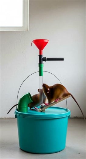 Funny! Mice watch first then rush into clear unexpected teamwork moment #viral #animals #cute