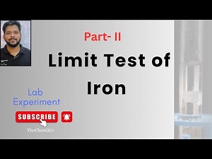 🔬 Limit Test of Iron (Part–2) | Lab Experiment Demonstration | TheChemX27