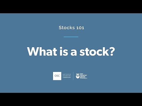 Stocks 101 - What is a stock?