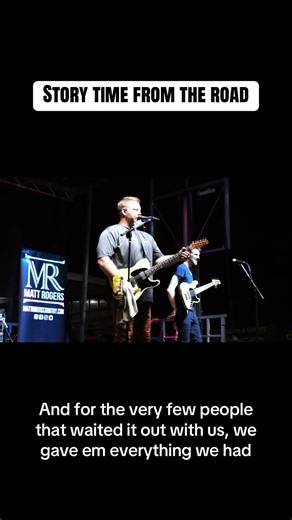 These ARE the glory days. Also contraxt didnt say rain or shine🤣#band #tornado #artist #roadstories