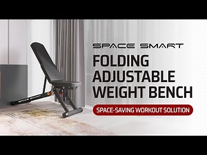 Get Fit Anywhere with SpaceSmart’s Folding Gym Bench!
