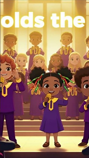 🌍 God Holds the World with Care | Joyful Jesus Kids | Gospel Kids Song for the World
