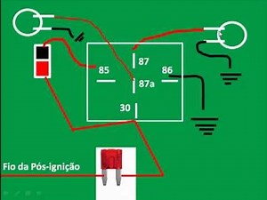 COMO INSTALAR UM RELÉ AUXILIAR DE 5 PINOS