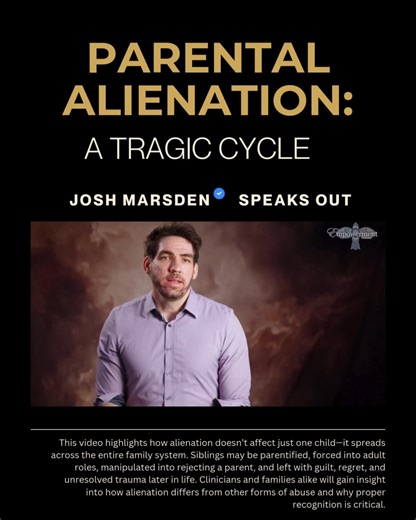 𝐏𝐚𝐫𝐞𝐧𝐭𝐚𝐥 𝐀𝐥𝐢𝐞𝐧𝐚𝐭𝐢𝐨𝐧 𝐄𝐱𝐩𝐥𝐚𝐢𝐧𝐞𝐝 | 𝐑𝐞𝐬𝐞𝐚𝐫𝐜𝐡, 𝐓𝐫𝐚𝐮𝐦𝐚, 𝐒𝐢𝐛𝐥𝐢𝐧𝐠 𝐈𝐦𝐩𝐚𝐜𝐭 & 𝐋𝐨𝐧𝐠-𝐓𝐞𝐫𝐦 𝐄𝐟𝐟𝐞𝐜𝐭𝐬 Parental alienation is one of the most misunderstood and controversial forms of childhood trauma, yet research shows it produces many of the same long-term outcomes as other forms of abuse. Full video: https://youtu.be/wRQChLacvLk In this in-depth conversation, Joshua Marsden, researcher and expert on parental alienation, explains how alienatin