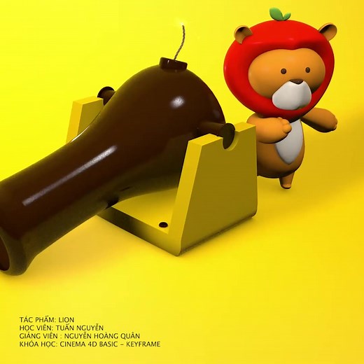 Leon Short Animation được thực hiện bởi bạn Tuấn Nguyễn, học viên khóa học Cinema 4D Basic tại Keyframe. #Cinema4D #3Danimation --- ✨ Xem thêm tác phẩm học viên, giáo trình và lịch khai giảng mới của khóa học Cinema 4D tại: 👉 https://keyframe.vn/khoa-hoc-offline/khoa-hoc-cinema-4d-basic-23.html--- ✨ Giúp bạn nắm vững Modeling, Texture, Lighting, Render và những kiến thức cơ bản của Animation, UV, Mograph, Xpresso… để làm các sản phẩm 3D Motion bằng Cinema 4D. ✨ Khóa học Cinema 4D Basic tại Keyf
