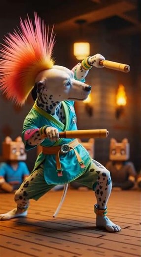 This Dog's Karate Skills Are Insane #minecraft #animation