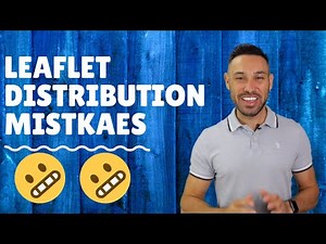 Leaflet Distribution - 10 Mistakes You Should Avoid at ALL COST!!! ⛔