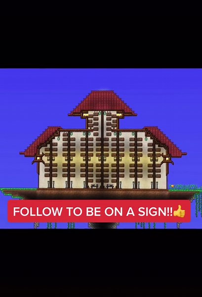 Sky Island Dojo Build in Terraria