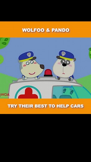 Do you want to help cars like Wolfoo & Pando? #kidsbelike #woavideo #wolfoo #animation #fun