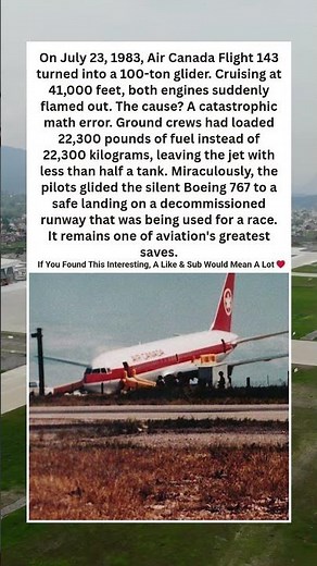 The Plane That Ran Out of Gas at 41,000 Feet ⛽️