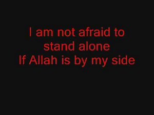 Native Deen-I am not Afraid to Stand Alone lyrics
