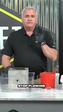 Stop leaks in concrete, FAST!