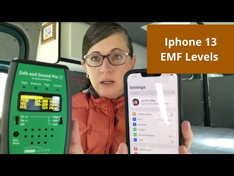 EMF LEVELS FROM AN IPHONE 13