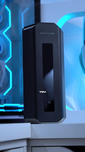 My gaming router just got a huge upgrade to the Nighthawk RS700S from NETGEAR from getting only 200 mbps, to over 950mbps with less than 10ms latency while gaming! 👀 Nighthawk RS700S: - WiFi 7- 2.4X faster than WiFi 6 - Up to 3,500 sq. ft. WiFi coverage - One 10Gig and four 1 Gig LAN ports - Up to 19Gbps streaming speed - Enhanced security with NETGEAR Armor #imaeternal #gaming #gamingrouter #gamingwifi #wifi7