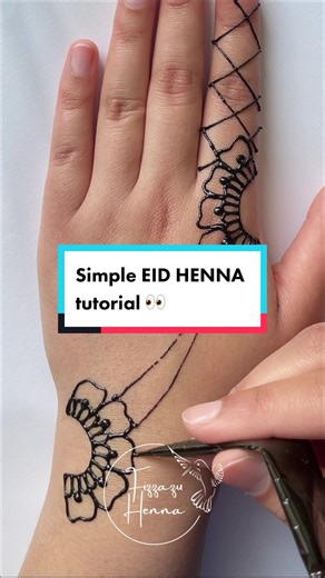 Easy Beginner Henna Designs for Eid Tutorial