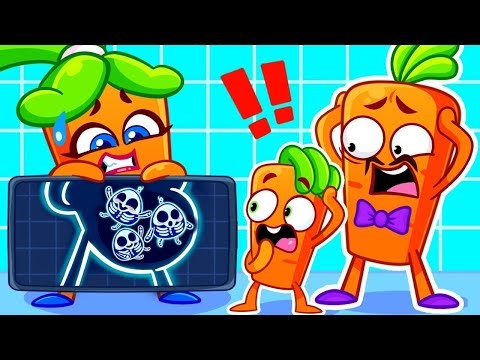 WOW! X-Ray Baby In The Airport Tale | Safety Tips | Funny Kids Stories 💜🍒 Pit & Penny Tales #stories
