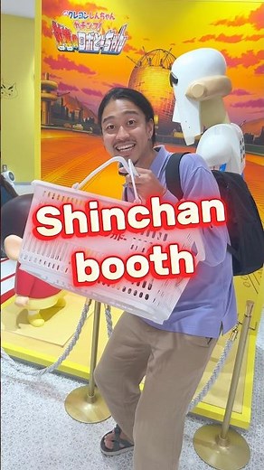 Tokyo lo oka Shinchan booth ki vellanu 😍#shinchan #crayonshinchan #tokyo #japan #anime