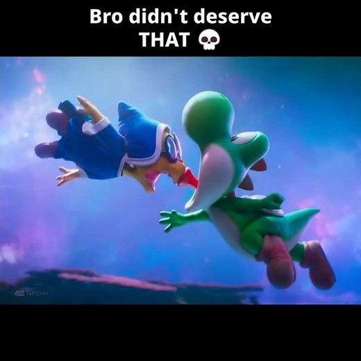 Yoshi EATS Kamek 💀 #mario #mariomovie