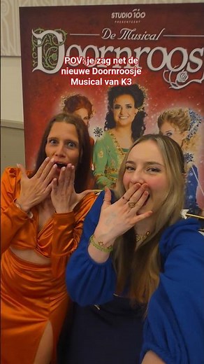 De nieuwe Doornroosje Musical van K3 is echt magisch! 🌟 🌹