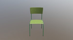 School chair - Download Free 3D model by carlesferrero