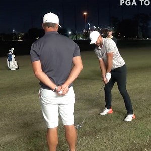 Brooks Koepka is really leaning into this whole 'range rat' thing with this range montage under the lights