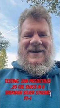 Zan Projectiles .20 cal slugs and a 70’s Sheridan Silver Streak! Can it work for pest control? Pt 1