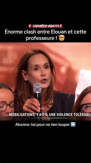 🤯 Cette professeure et l’étudiant de gauche Élouan ont vivement débattu ce soir, au sujet des blocus. Abonne-toi pour ne rien louper ! #politique #blocus #etudiant #debat #prof