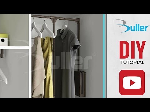 How to install Moka Pull Down Wardrobe Clothes Rail from Buller.