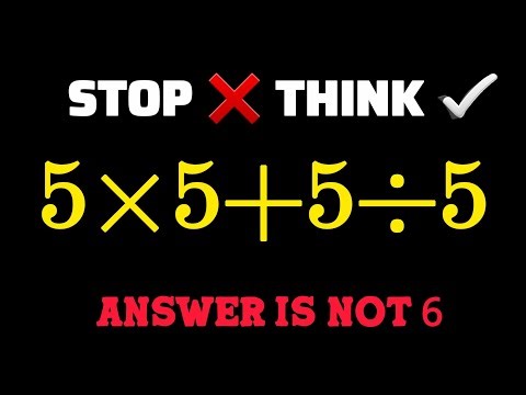 “This Math Question Looks Easy 🤔 Until You Try It!”#pemdas #wmllogic