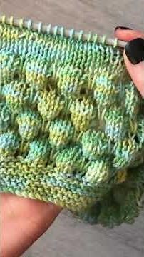 6-Row Knit Bubble Stitch